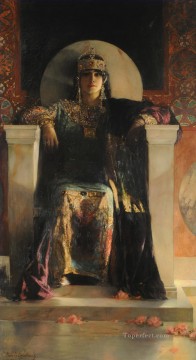 Jean Joseph Benjamin Constant Painting - La Emperatriz Theodora Jean Joseph Benjamin Constant Orientalist